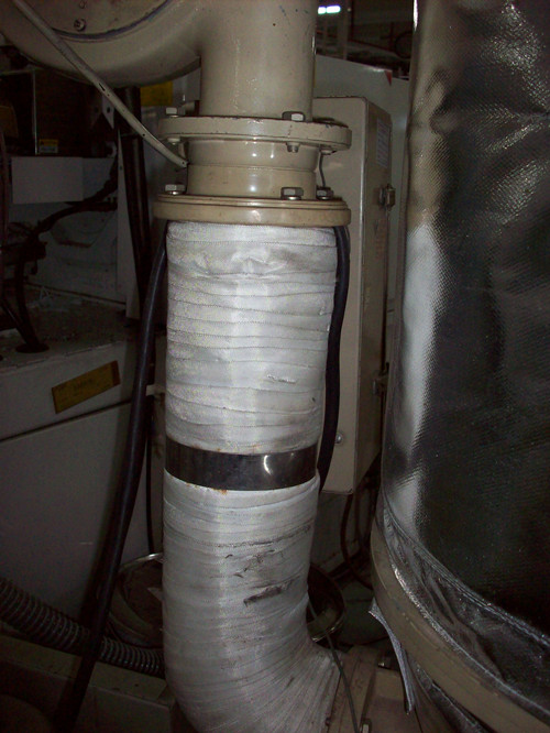 注塑机料桶及料管隔热材料